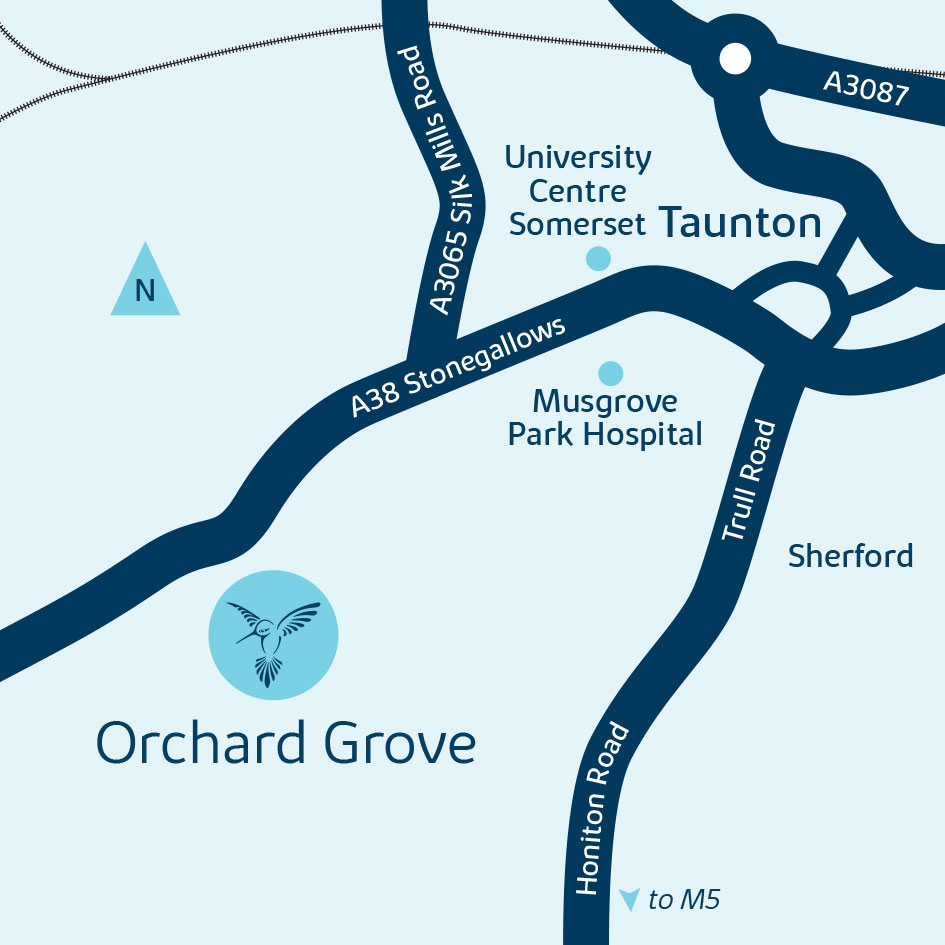 Development map for orchard grove